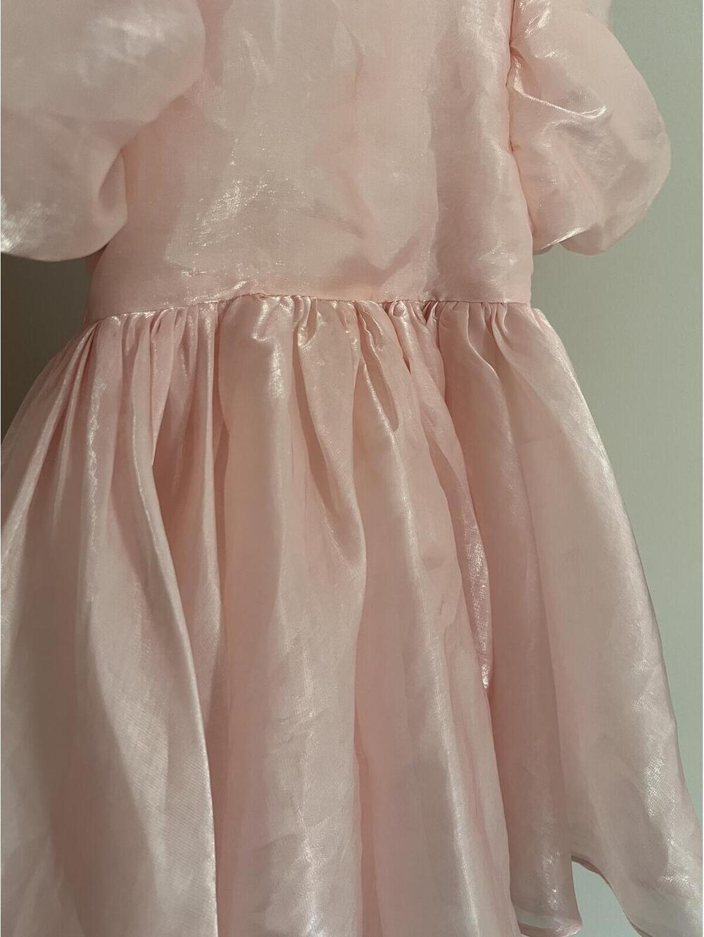 Bardot Junior Girls' Halina Mini Dress, Powder Pink, Size US 4 - Picture 3 of 9